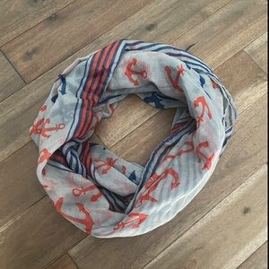 Anchor Infinity Scarf